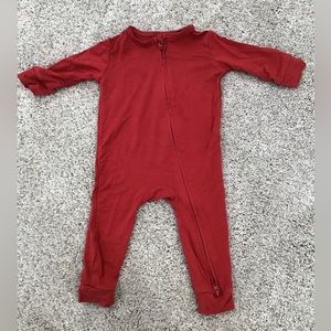 SWEET BAMBOO Zippered Romper | Size Newborn